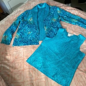 Lovely blazer & tank set